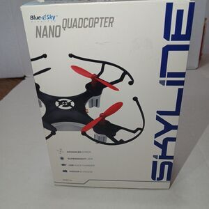 Blue Sky Skyline Wireless Nano Quadcopter Green White Used No USB Charger